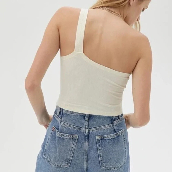 Urban outfitters one shoulder ribbed top size small - Picture 6 of 12